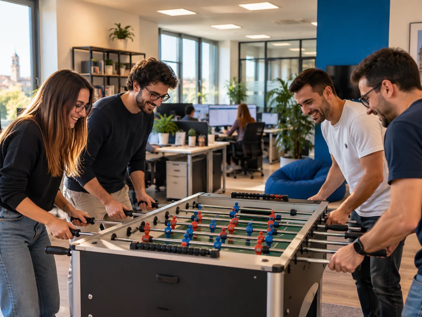 Un momento di pausa nell'ufficio Dieffetech