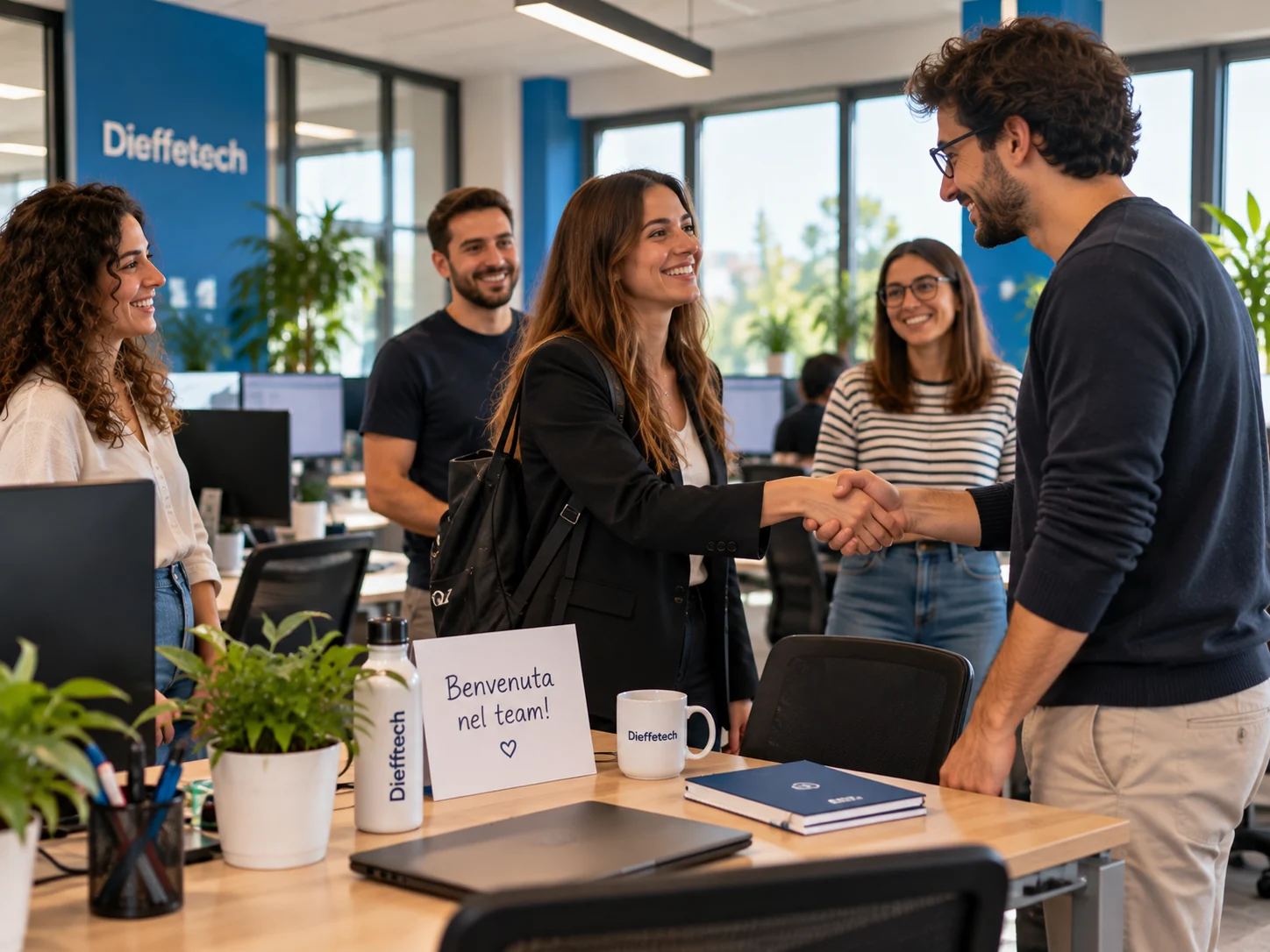 L'accoglienza di una nuova persona nel team Dieffetech