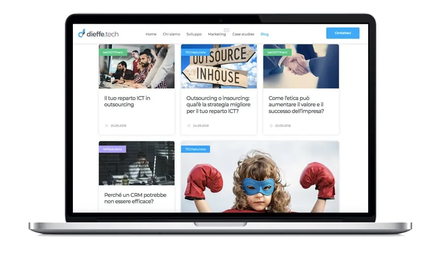 Nuovo blog dieffetech articoli tecnologia marketing