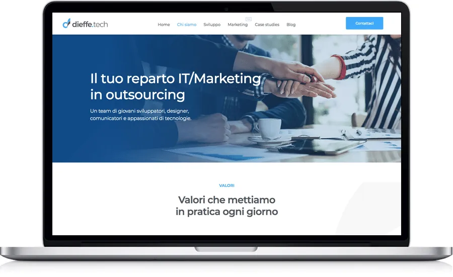 Nuovo sito dieffetech chi siamo