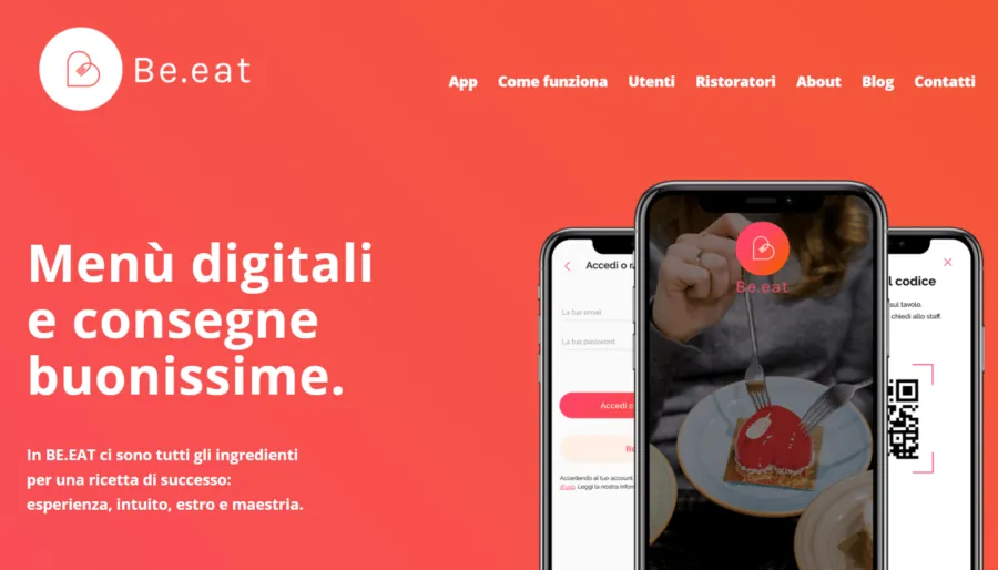 Be.eat – il portale per i ristoratori per far ordinare in totale sicurezza via app